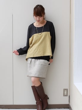 REALCUBEさん（レディース・161cm）の春コーディネート