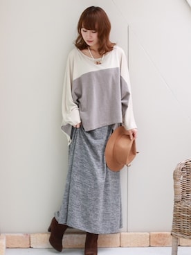 REALCUBEさん（レディース・161cm）の春コーディネート