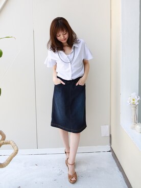 「モダール」｜REALCUBEさん（レディース・155cm）の春コーディネート