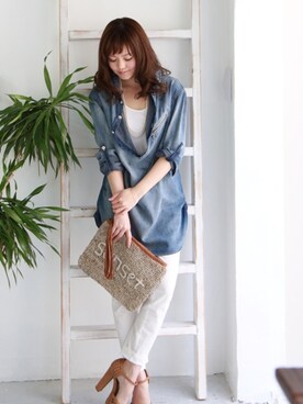 REALCUBEさん（レディース・155cm）の春コーディネート