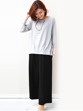 「REAL CUBE（リアルキューブ）のアイテム」を使った、REALCUBEさん（レディース・155cm）の春コーディネート