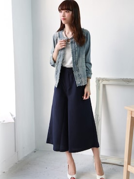 「REAL CUBE（リアルキューブ）のアイテム」を使った、REALCUBEさん（レディース・158cm）の春コーディネート