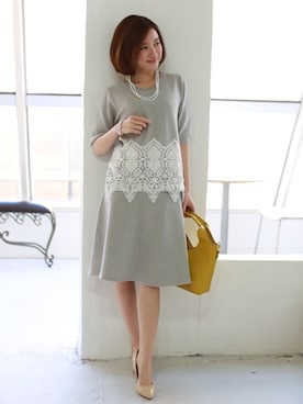 「REAL CUBE（リアルキューブ）のアイテム」を使った、REALCUBEさん（レディース・155cm）の春コーディネート