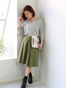 REALCUBEさん（レディース・155cm）の春コーディネート