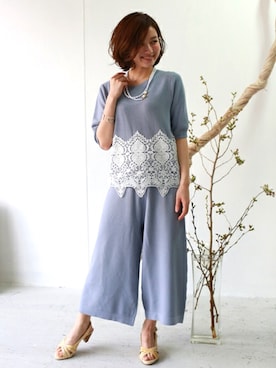 「REAL CUBE（リアルキューブ）のアイテム」を使った、REALCUBEさん（レディース・155cm）の春コーディネート