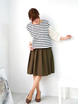 REALCUBEさん（レディース・155cm）の春コーディネート