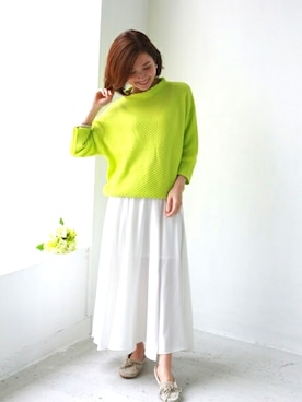 「REAL CUBE（リアルキューブ）のアイテム」を使った、REALCUBEさん（レディース・155cm）の春コーディネート