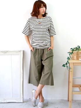 「REAL CUBE（リアルキューブ）のアイテム」を使った、REALCUBEさん（レディース・169cm）の春コーディネート