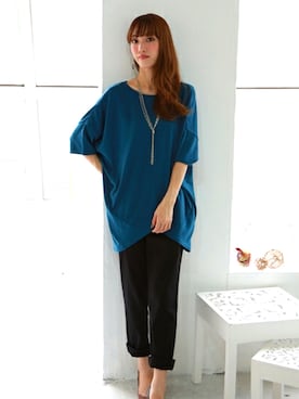 「REAL CUBE（リアルキューブ）のアイテム」を使った、REALCUBEさん（レディース・158cm）の春コーディネート