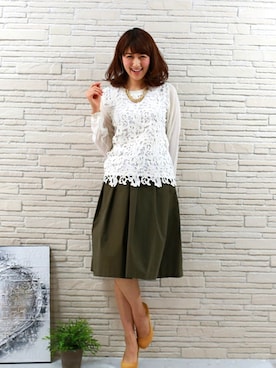 REALCUBEさん(レディース・169cm)の春コーディネート