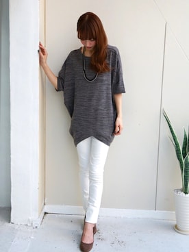 「REAL CUBE（リアルキューブ）のアイテム」を使った、REALCUBEさん（レディース・158cm）の春コーディネート