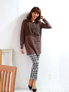 「シャツワンピース」｜REALCUBEさん（レディース・169cm）の春コーディネート