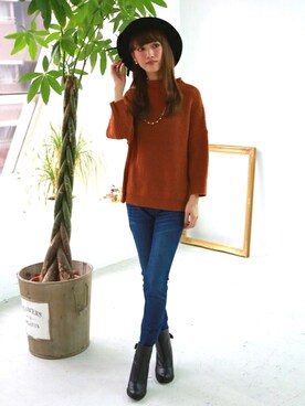 REALCUBEさん（レディース・158cm）の春コーディネート