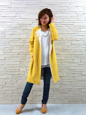 「REAL CUBE（リアルキューブ）のアイテム」を使った、REALCUBEさん（レディース・155cm）の春コーディネート