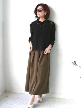 「モダール」｜REALCUBEさん（レディース・155cm）の春コーディネート