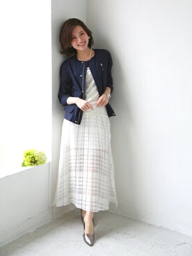 「REAL CUBE（リアルキューブ）のアイテム」を使った、REALCUBEさん（レディース・155cm）の春コーディネート