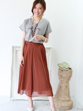 「REAL CUBE（リアルキューブ）のアイテム」を使った、REALCUBEさん（レディース・155cm）の春コーディネート