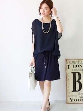 REALCUBEさん（レディース・155cm）の夏コーディネート