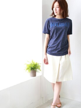 「REAL CUBE（リアルキューブ）のアイテム」を使った、REALCUBEさん（レディース・155cm）の夏コーディネート