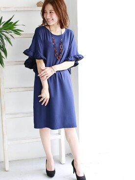 「REAL CUBE（リアルキューブ）のアイテム」を使った、REALCUBEさん（レディース・155cm）の夏コーディネート