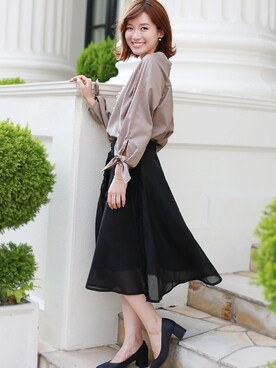 「REAL CUBE（リアルキューブ）のアイテム」を使った、REALCUBEさん（レディース・155cm）の夏コーディネート