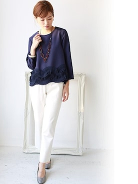 「REAL CUBE（リアルキューブ）のアイテム」を使った、REALCUBEさん（レディース・155cm）の夏コーディネート