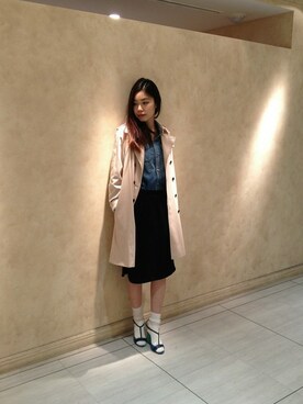 スタッフさん（レディース・165cm）の春コーディネート