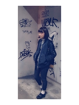 akaneさん（レディース・163cm）の冬コーディネート