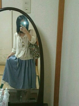 「mimo（ミモ）のアイテム（バッグ）」を使った、ゴーヤさん（レディース・151cm）の秋コーディネート