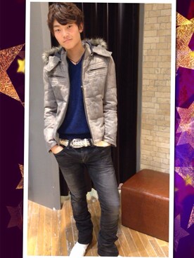 shimadaさん（メンズ・175cm）の冬コーディネート