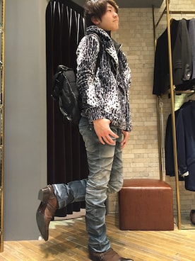 shimadaさん（メンズ・175cm）の冬コーディネート