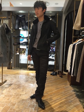 「モノトーン」｜shimadaさん（メンズ・175cm）の秋コーディネート