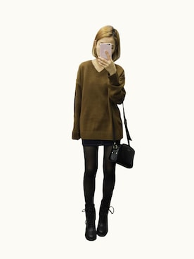 「ルーズフィット」｜mixxmixさん（レディース・159cm）の秋コーディネート
