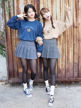 「ペアルック」｜mixxmixさん（レディース・159cm）の秋コーディネート