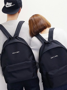 「カップルコーデ」｜「アイテム（帽子）」を使った、mixxmixさん（レディース・159cm）の春コーディネート