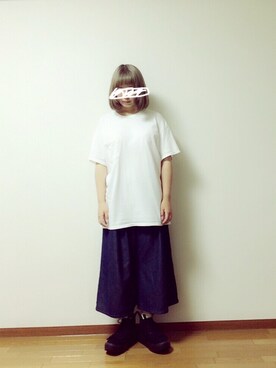 「ボッパー」｜も な かさん（レディース・160cm）の夏コーディネート