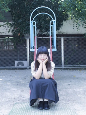 「撮影」｜「アイテム（その他）」を使った、も な かさん（レディース・160cm）の秋コーディネート