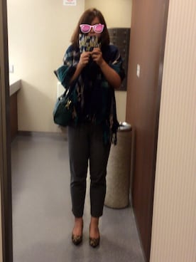 「HARE（ハレ）のアイテム（ピアス（両耳用））」を使った、uyu‪‪☺︎‬さん（レディース・163cm）の秋コーディネート