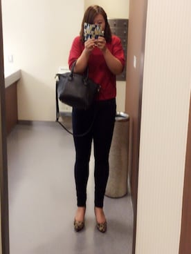 「HARE（ハレ）のアイテム（ピアス（両耳用））」を使った、uyu‪‪☺︎‬さん（レディース・163cm）の秋コーディネート