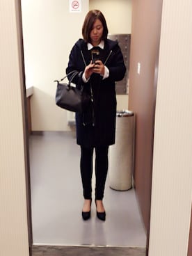 「N.（N. Natural Beauty Basic）（エヌエヌナチュラルビューティーベーシック）のアイテム（その他アウター）」を使った、uyu‪‪☺︎‬さん（レディース・163cm）の冬コーディネート