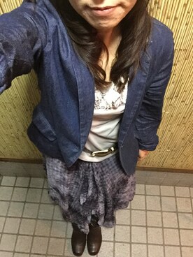 「ZOOL（ズール）のアイテム」を使った、yuuさん（レディース・155cm）の冬コーディネート