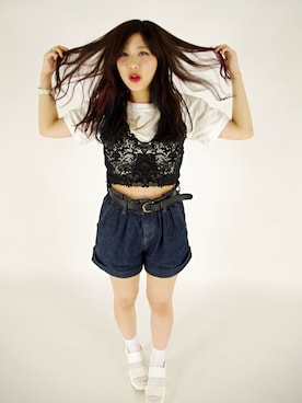 y u m iさん（レディース・155cm）の夏コーディネート