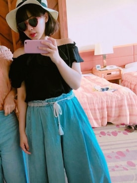 y u m iさん（レディース・156cm）の夏コーディネート