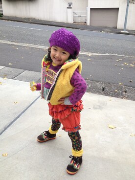 koharuさん（キッズ・110cm）の冬コーディネート
