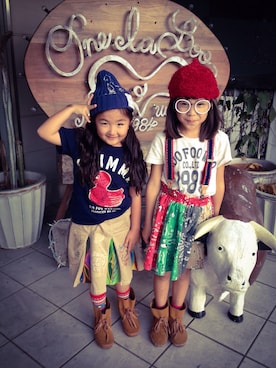 koharuさん（キッズ・110cm）の秋コーディネート