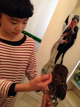 「娘」｜「アイテム（バッグ）」を使った、くにやんさん（レディース・162cm）の春コーディネート