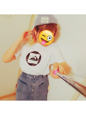 「quiksilver」｜manaさん（レディース・162cm）の秋コーディネート