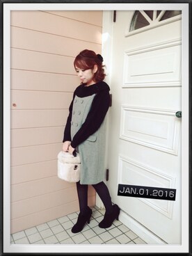 namicyo さん（レディース・147cm）の冬コーディネート