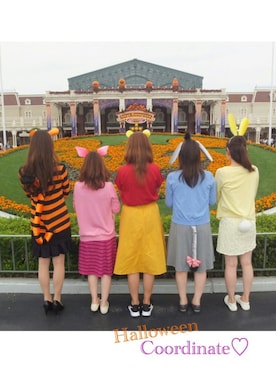 「TDL」｜「アイテム（ワンピース/ドレス）」を使った、namicyo さん（レディース・147cm）の秋コーディネート