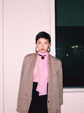 「DEPT（デプト）のアイテム（トップス）」を使った、DEPT／mother／VTOPIAさん（レディース・150cm）の夏コーディネート